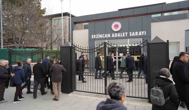 Erzincan'da maden kazası davasının 6'ıncı duruşması başladı