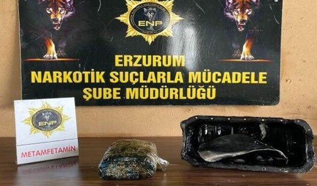 Erzurum'da 3 kilo uyuşturucu ele geçirildi: 2 tutuklama