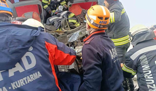 Erzurum'da zincirleme trafik kazası: 20 yaralı