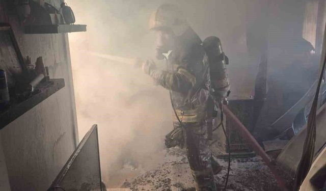 Fethiye'de ev yangını