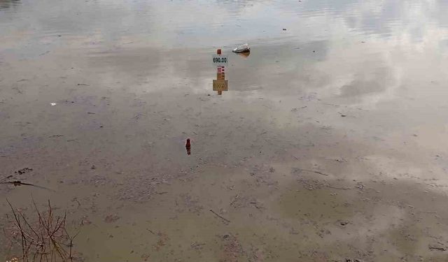 Göletler son yağışlarla doldu