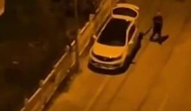 İki grup arasındaki tüfekli kavga kamerada