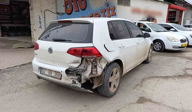 İki otomobilin çarpıştığı kazada 1 kişi yaralandı