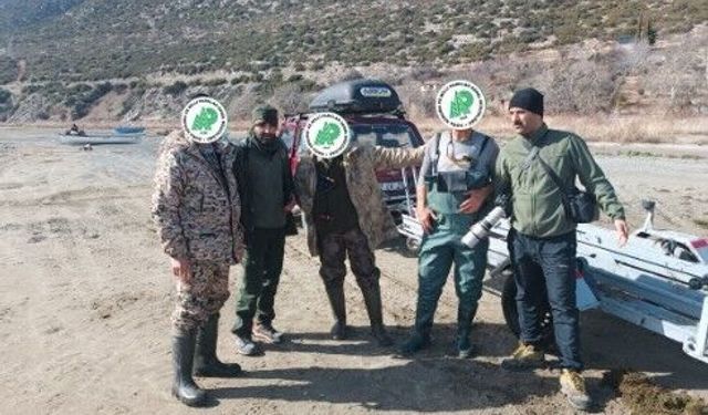 Isparta'da av koruma denetimlerinde 3 avcıya idari işlem