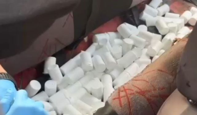 İzmir'den Gürcistan'a uyuşturucu sevkiyatı Artvin polisine takıldı