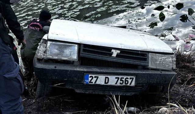 Kahramanmaraş'ta gölete düşen otomobil sürücüsü hayatını kaybetti