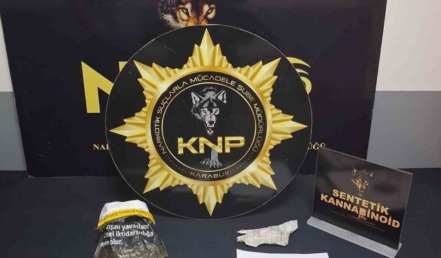 Karabük'te narkotik operasyonları: 1 tutuklama