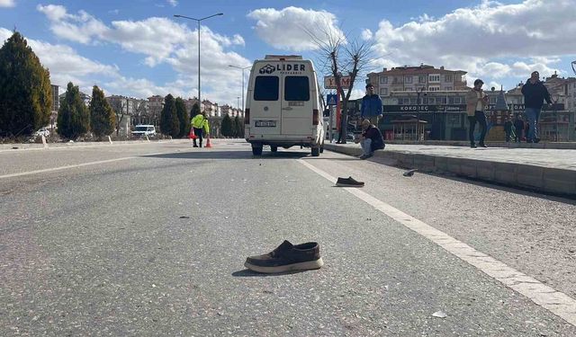 Karaman'da minibüsün çarptığı 57 yaşındaki adam kurtarılamadı