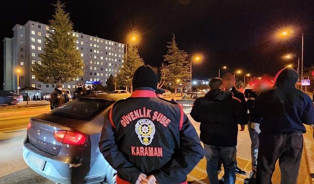 Karaman'da silah ve uyuşturucu ele geçirildi: 5 tutuklama