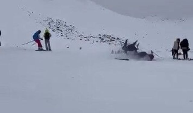 Kayak merkezinde kaza: 6 yaralı