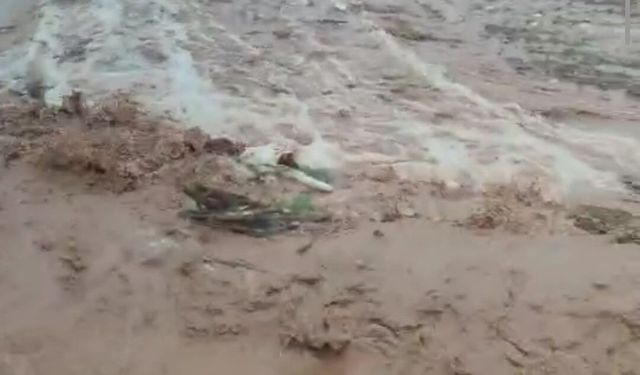 Kırşehir'de sağanak, su baskınlarına neden oldu