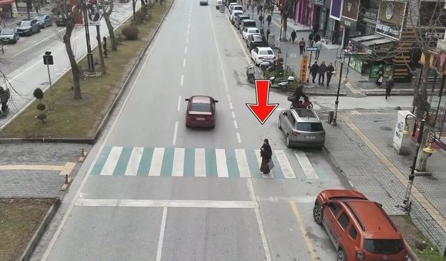 Kütahya'da dron destekli trafik denetimi, kural ihlali yapan sürücülere ceza