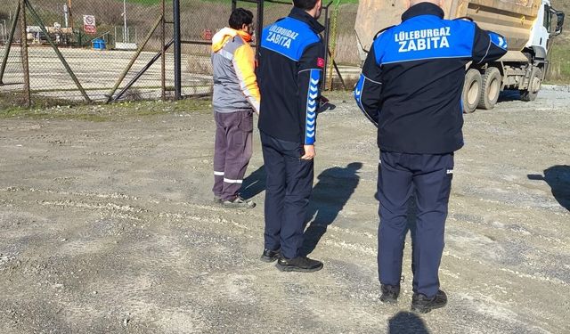 Lüleburgaz'da çevreyi kirletenlere 155 bin TL ceza