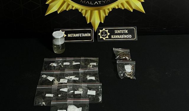 Malatya'da uyuşturucu operasyonu: 2 tutuklama