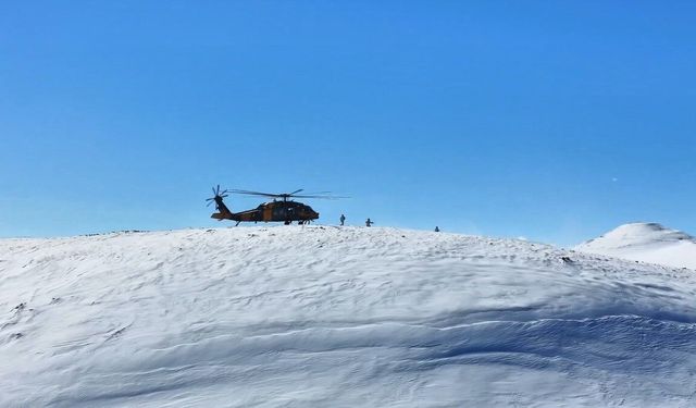 MSB'den Kars Şehit Piyade Teğmen Harun Aslan Kış Tatbikatı paylaşımı