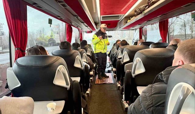 Muş'ta emniyet kemeri denetimi