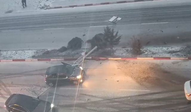 Siirt'te 6 araçlı zincirleme kaza