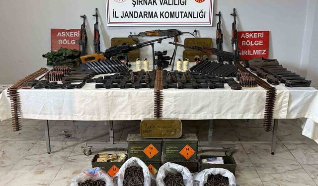 Silopi'de cephanelik ele geçirildi: 6 tutuklama