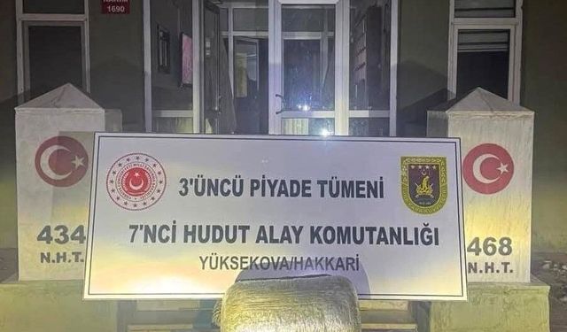 Sınırda 5 kilo 842 gram uyuşturucu ele geçirildi