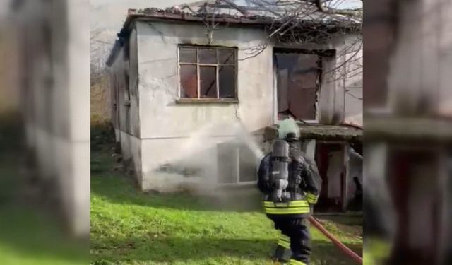 Sinop'ta korkutan yangın