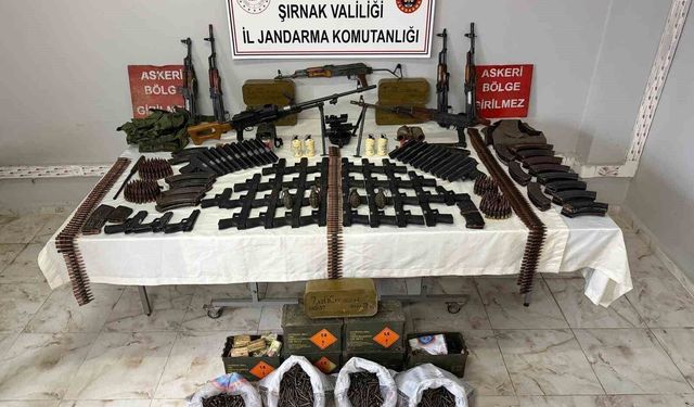Şırnak'ta jandarma ekipleri cephanelik ele geçirdi: 20 tutuklama