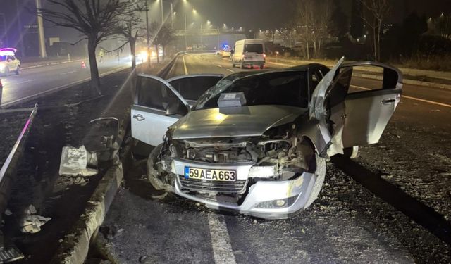 Tekirdağ'da trafik kazası: 3 yaralı