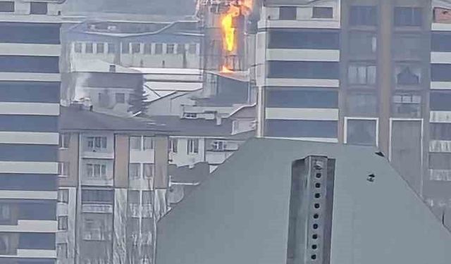 Tokat kereste fabrikasının silosunda yangın