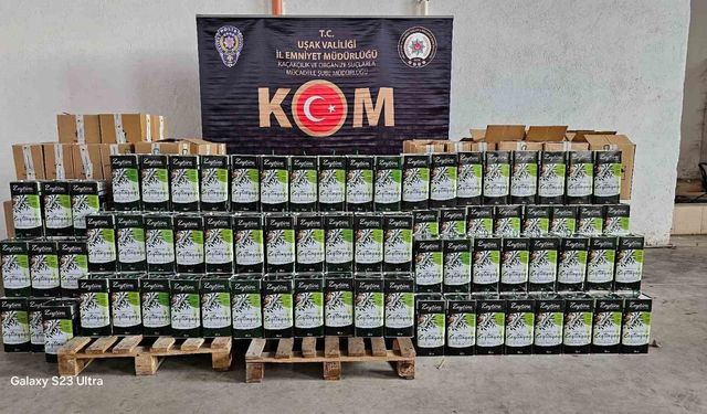 Uşak'ta 382 teneke karışımlı zeytinyağı ele geçirildi