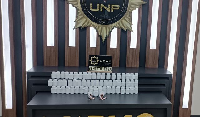 Uşak'ta uyuşturucu operasyonu: 3 tutuklama