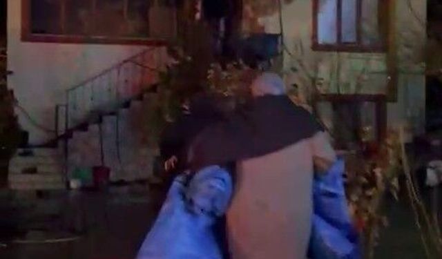 Uzundere'de ev yangını