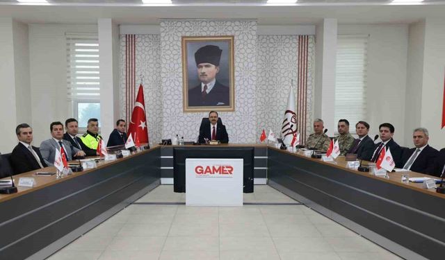 Vali Kızılkaya: 'Bir önceki yılın ocak ayına kıyasla asayiş olaylarında yüzde 14 oranında azalma sağlanmıştır'