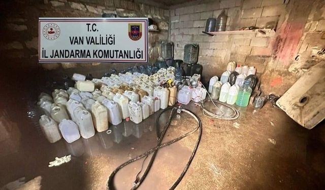 Van'da 531 litre kaçak motorin ele geçirildi