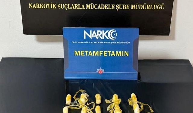 Yurtdışından Türkiye'ye midesinde uyuşturucu ile giren şahıs, Ordu'da yakalandı