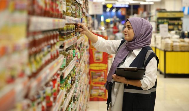 Ticaret Bakanlığı marketlerde 1,7 milyon ürünü daha denetledi