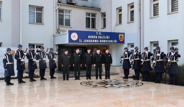 JSGA Başkanı Yalçınkaya’dan Bursa İl Jandarma’ya ziyaret
