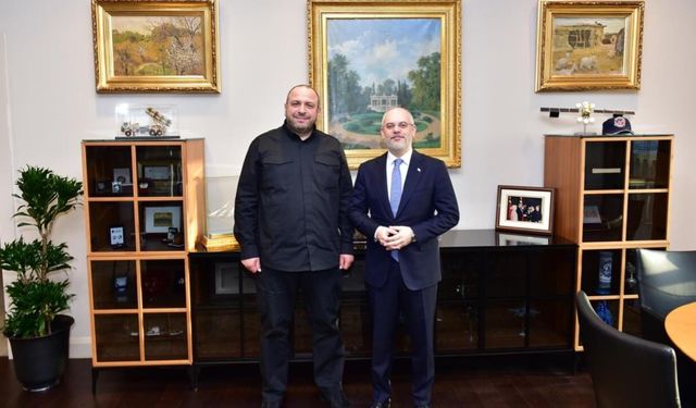 Akif Çağatay Kılıç, Ukrayna Ulusal Güvenlik Sekreteri Umerov ile görüştü