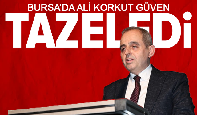Bursa Lozan Mübadilleri Kültür ve Dayanışma Derneği’nde Ali Korkut güven tazeledi