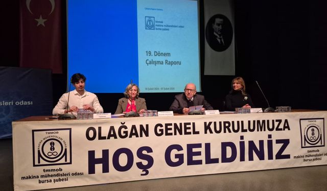 Makine mühendisleri yeni dönem için Bursa’da toplandı