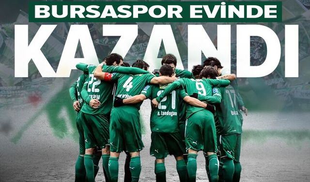 Bursaspor'dan gol yağmuru