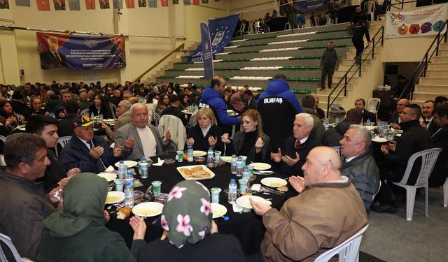 Başkan Bozbey Keleslilerle aynı sofrada buluştu