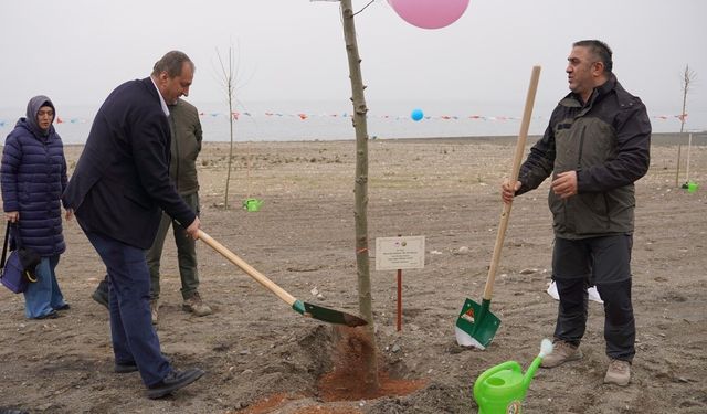 İznik’te fidanlar toprakla buluştu