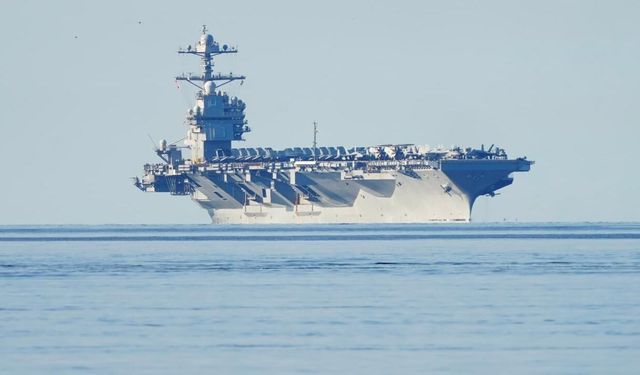 USS Gerald R. Ford uçak gemisi, Kızıldeniz'de göreve devam ediyor