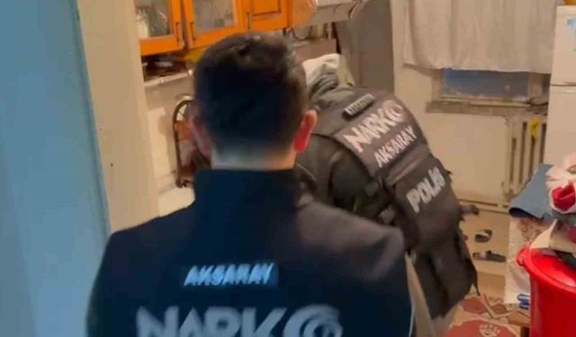 Aksaray'da narkotik ekiplerinden 6 operasyon, 13 tutuklama
