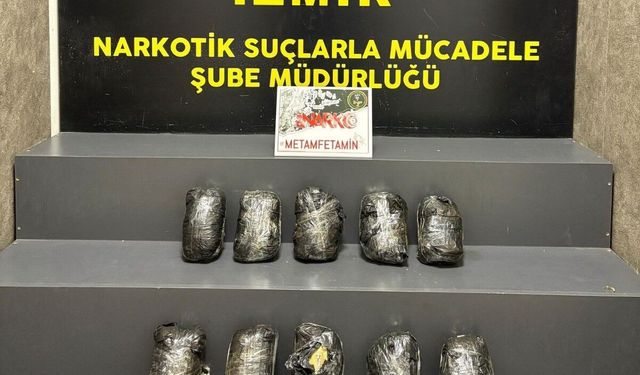 'Alis' tepki verdi, araçtan 10 kilo uyuşturucu çıktı
