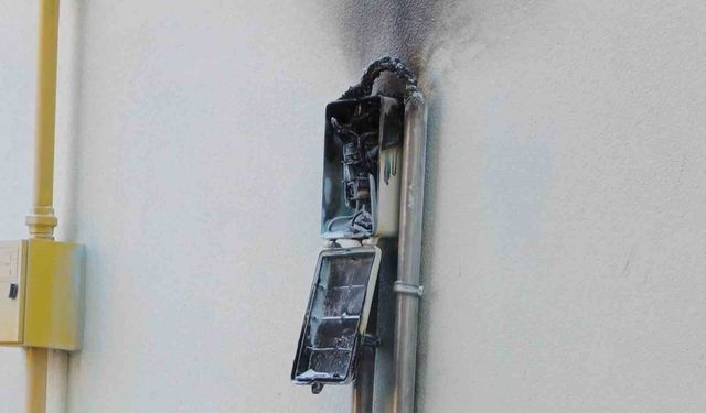 Bafra'da korkutan yangın