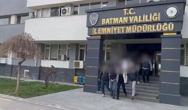 Batman'da alıkonulan şahıs kurtarıldı: 5 kişi tutuklandı