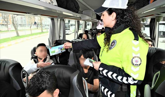 Batman'da bayram öncesi trafik bilgilendirme faaliyeti