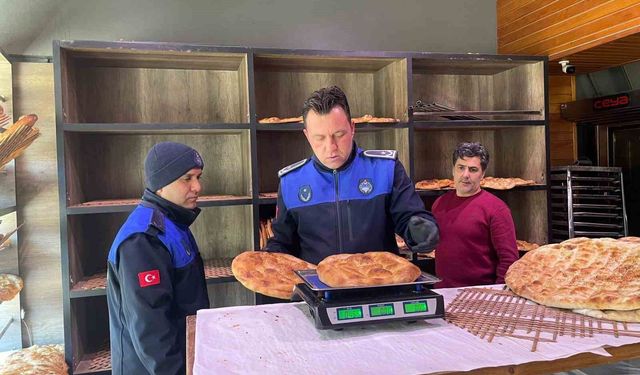 Bayburt'ta fırınlara hijyen ve gramaj denetimi