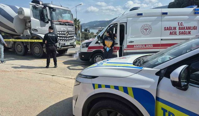 Beton mikserinin çarptığı yaya hayatını kaybetti