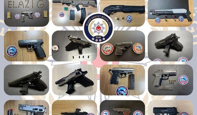 Elazığ'da aranan 124 şüpheli yakalandı